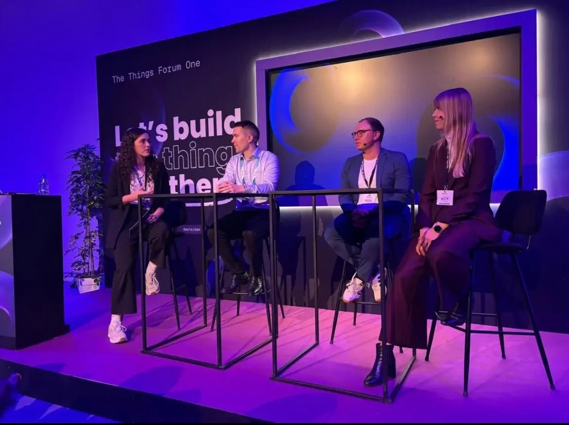 Sentinum im Austausch mit Kunden und Partnern auf der Things Conference 2026 in Amsterdam über AION LIO, LoRaWAN® und Industrial-IoT-Lösungen.